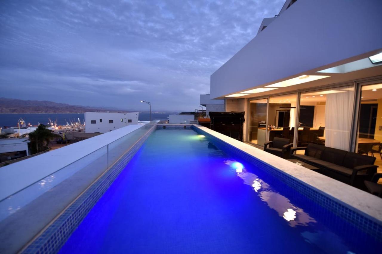 Private Pool Luxury Penthouses Sea View Eilat Luaran gambar
