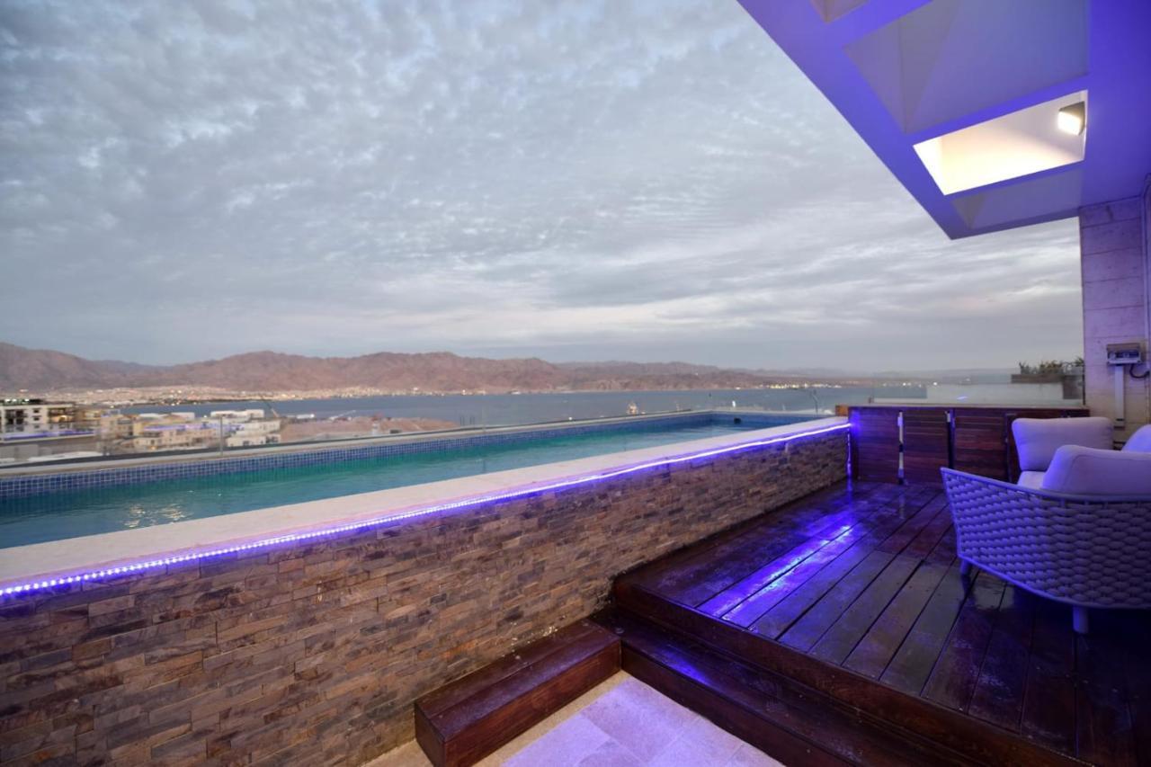 Private Pool Luxury Penthouses Sea View Eilat Luaran gambar