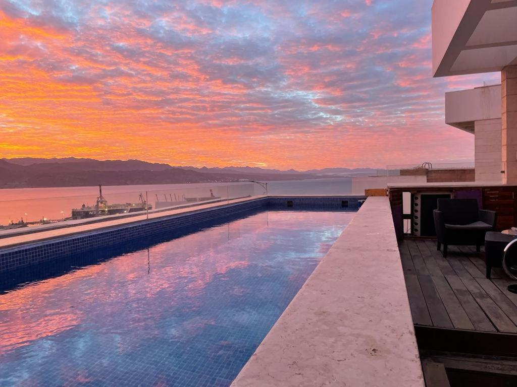 Private Pool Luxury Penthouses Sea View Eilat Luaran gambar